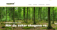 Desktop Screenshot of hausken.no